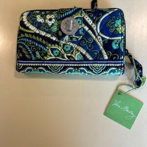 Vera Bradley Rhythm and Blues Turn Lock Wallet